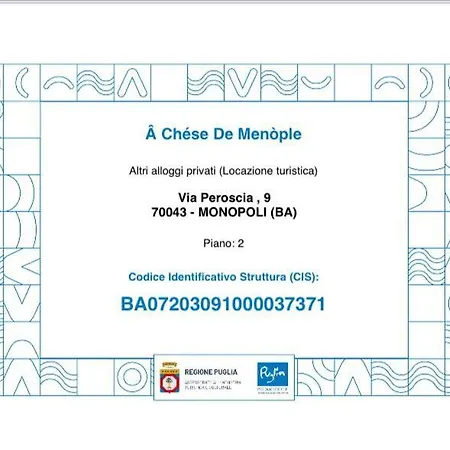 A Chese De Menople By Sthey Apartment Monopoli Exterior photo